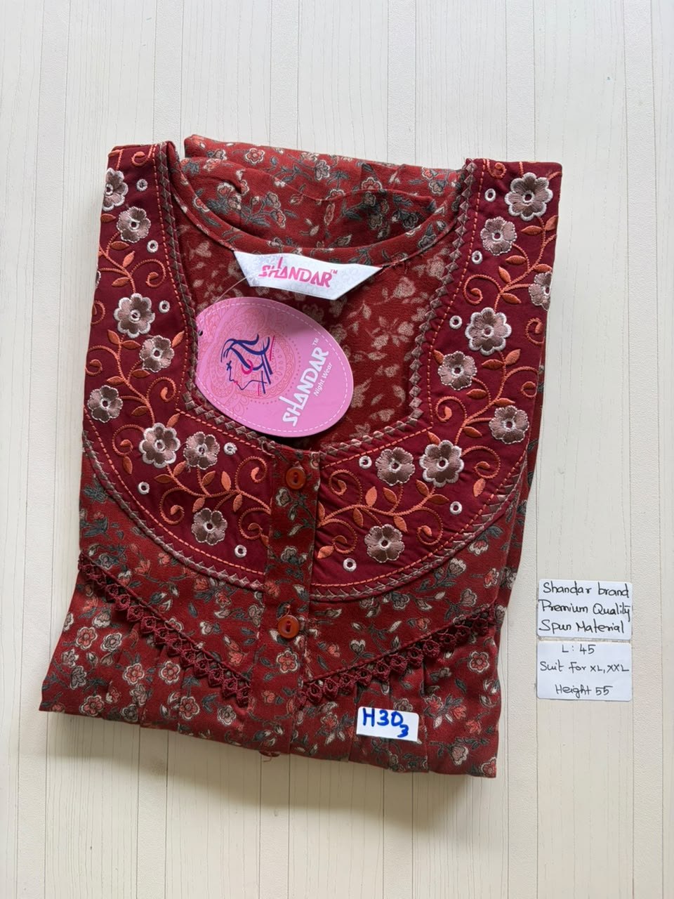BS399 Shandar Spun nighty