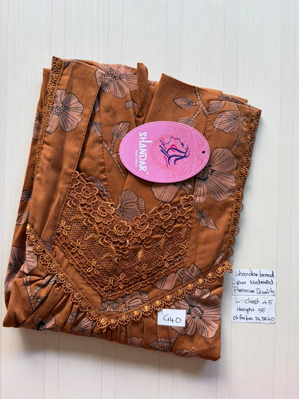 BSS 047 Shandar Spun nighty