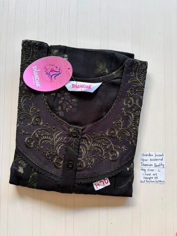 BSS 632 Shandar Spun nighty