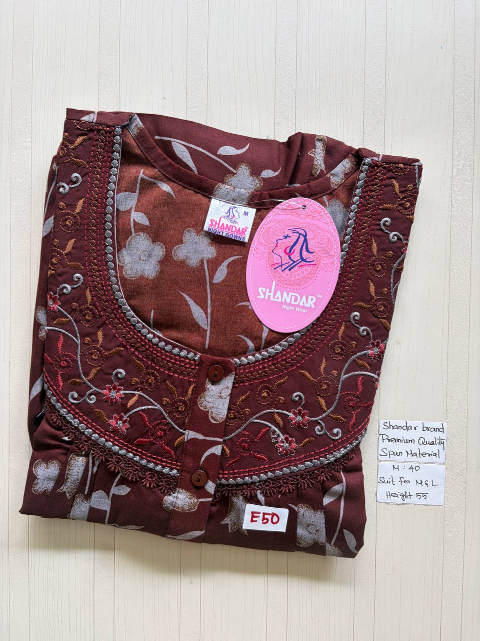 ASS199 Shandar Spun nighty