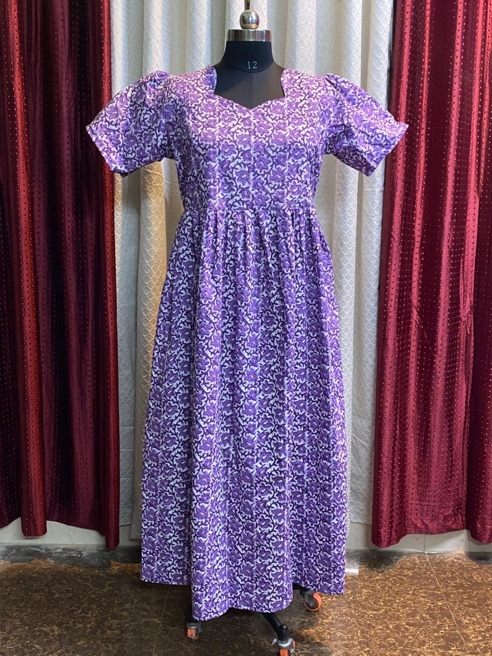 MFS121 Peacock Height maxi feeding frock FD FM1 FM2
