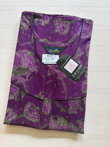 AAS5096 Peacock pleats Zip premium quality BP DD