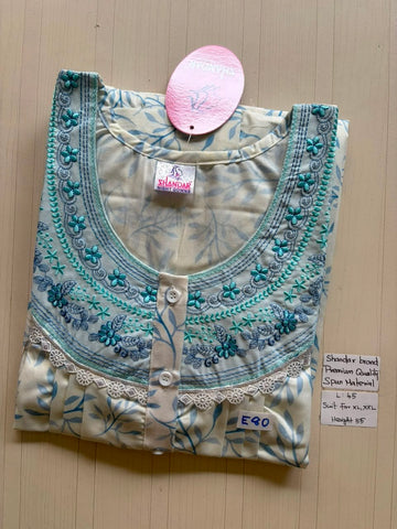 BS433 Shandar Spun nighty