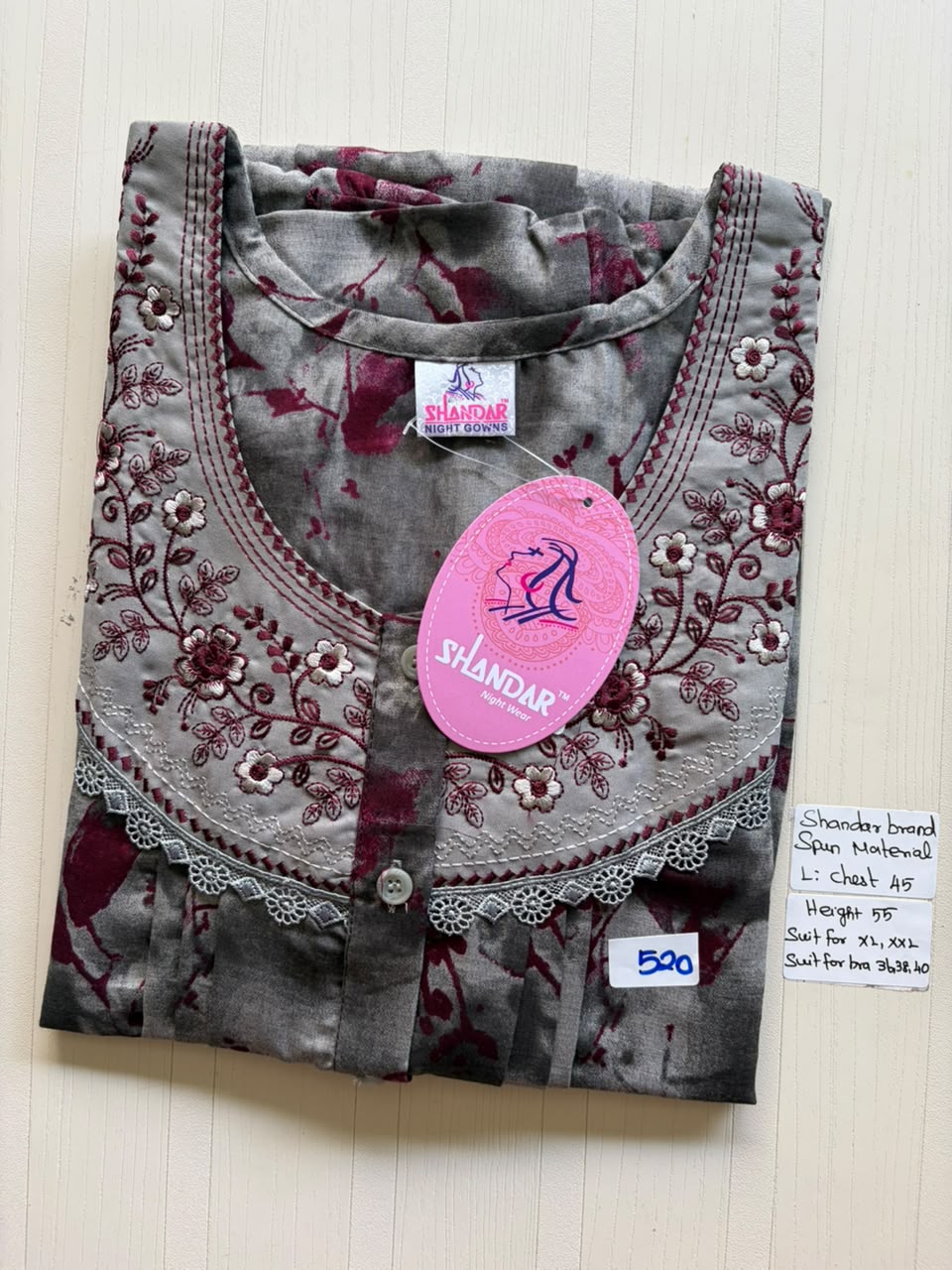 BSS 151 Shandar Spun nighty