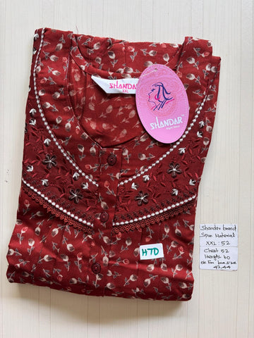 DSS 282 Height Shandar Spun nighty