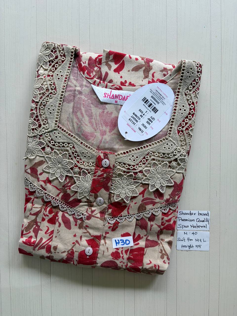 ASS102 Shandar Spun nighty