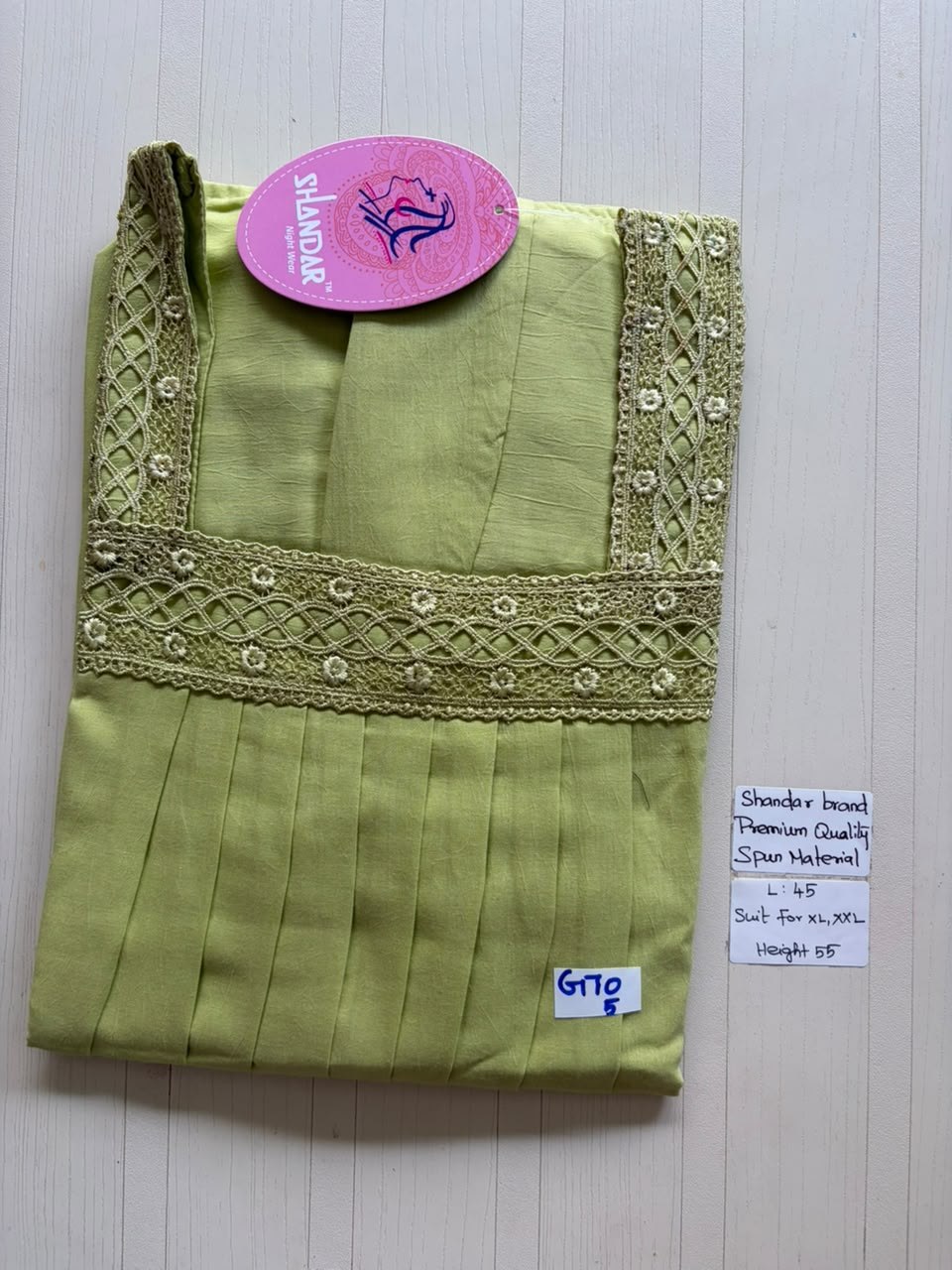 BS239 Shandar Spun nighty