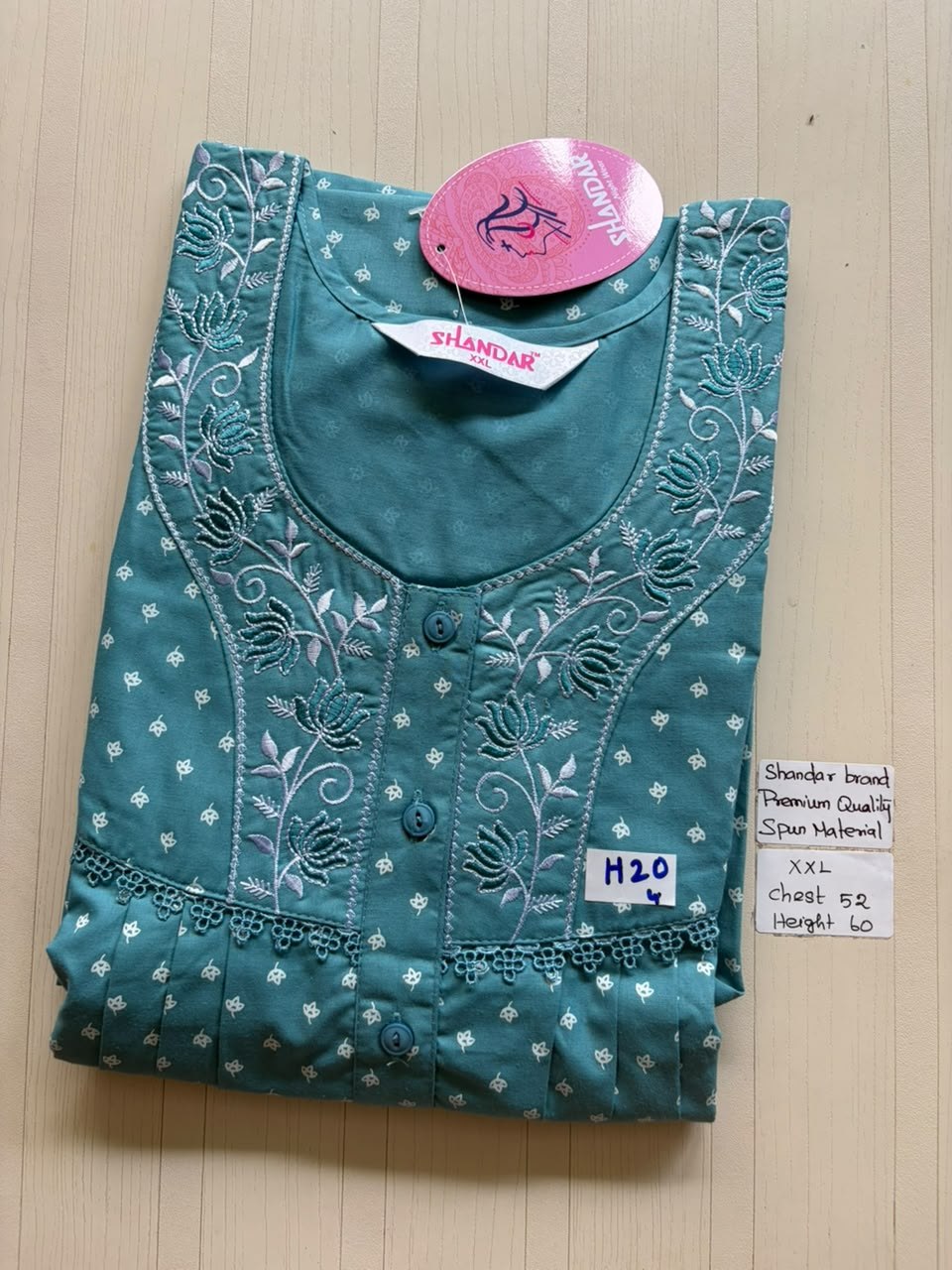 DSS225 Height Shandar Spun Nighty