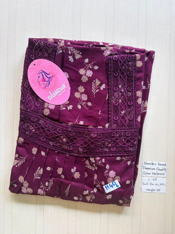 BS382 Shandar Spun nighty