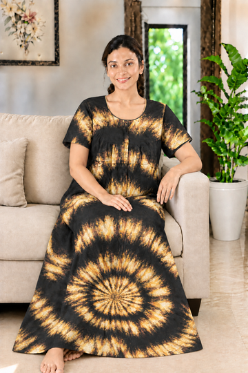 AASBP 345 Peacock Pleats Zip Nighty BP CPS