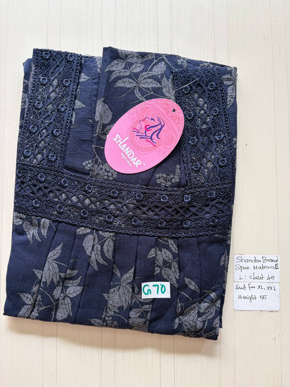 bss 388 Shandar Spun nighty