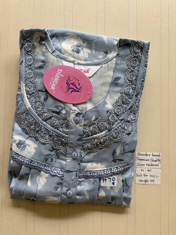 ASS158 Shandar Spun nighty