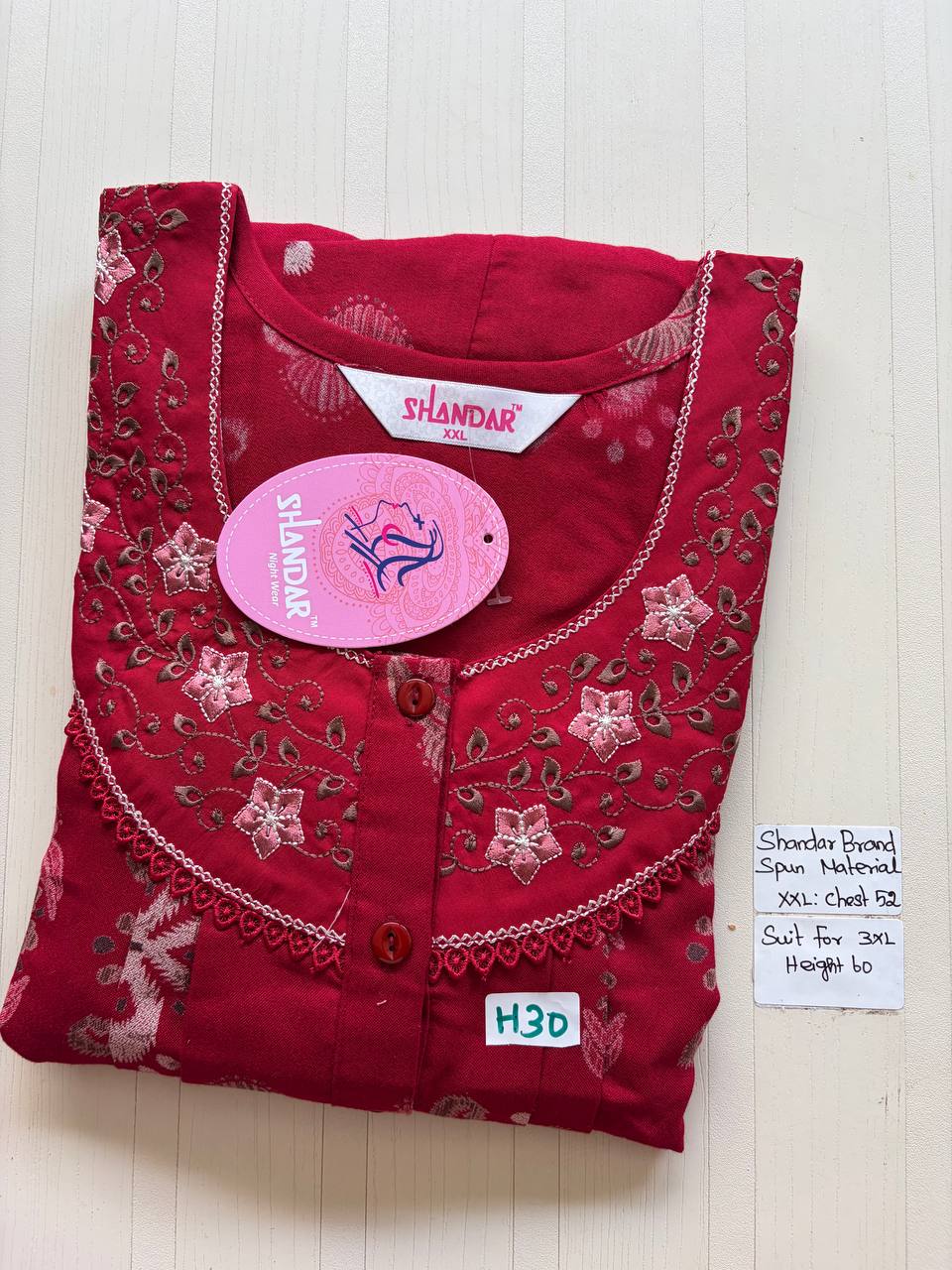 Dss 380 Shandar Spun nighty