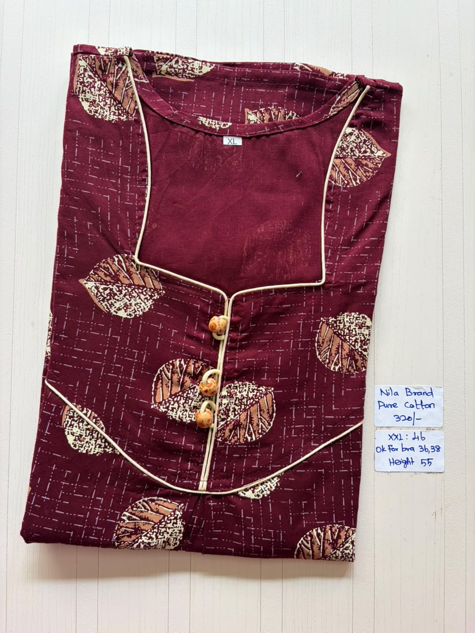 NP 006 Nila Brand No zip Nighty