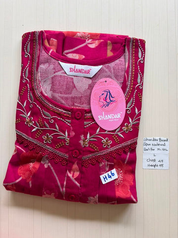 BSS 578 Shandar Spun nighty