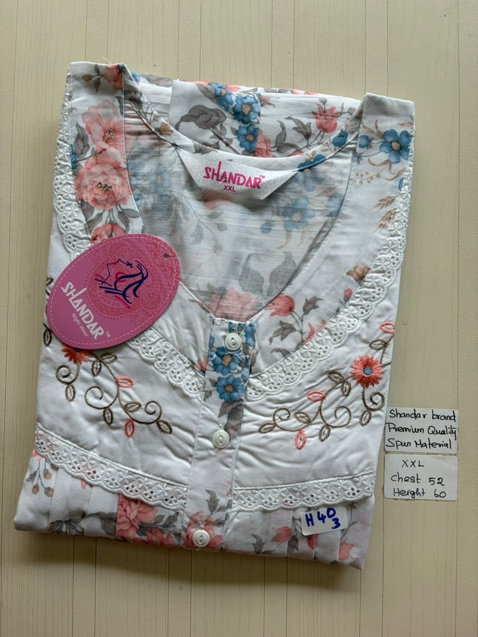 DSS153 Height Shandar Spun Nighty