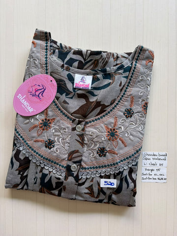 BSS 176 Shandar Spun nighty