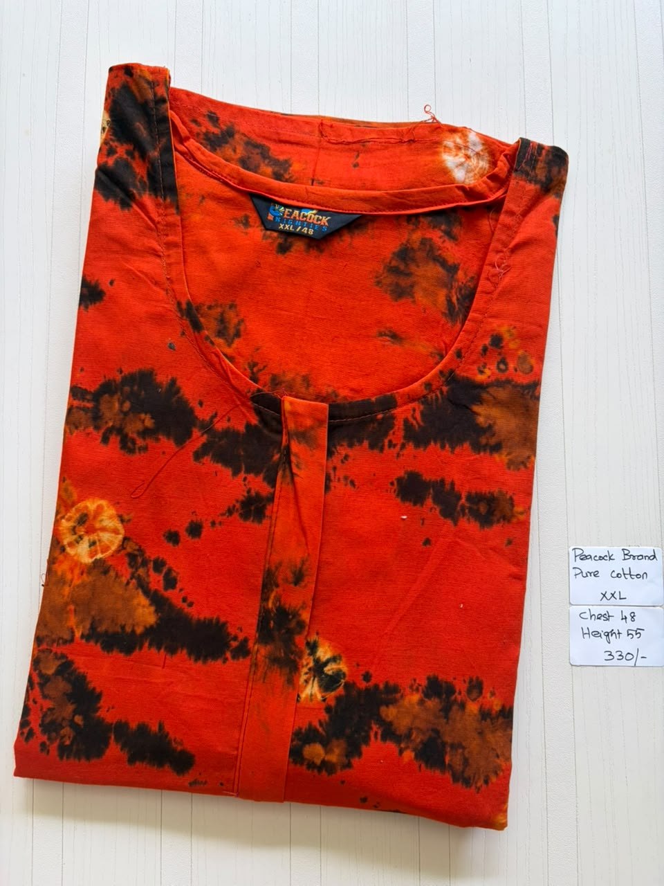 AASZ022 Peacock zip Nighty