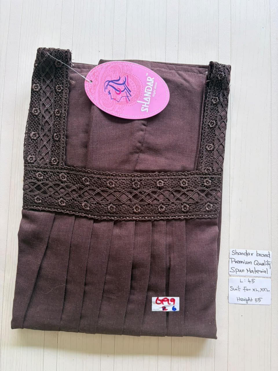 BS307 Shandar Spun nighty