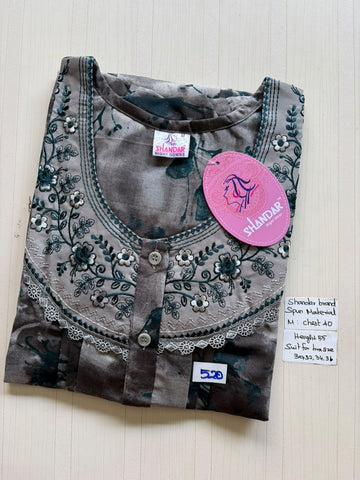 ASS 438 Shandar Spun nighty