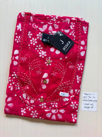 BJS 1079 Jessica VV AL Batik Nighty JC 550