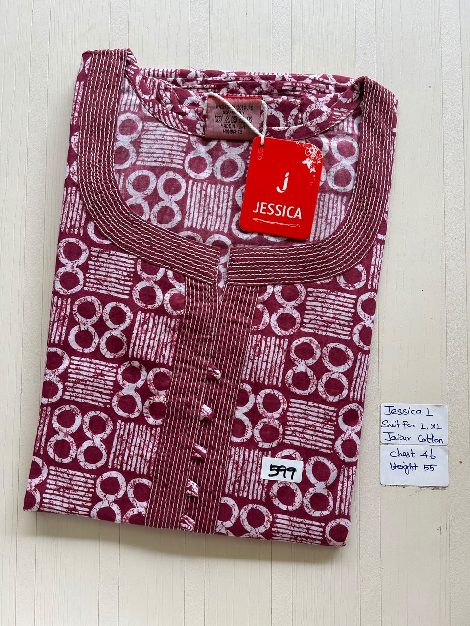 BJS 1801 Jessica VV AL JC Nighty 550