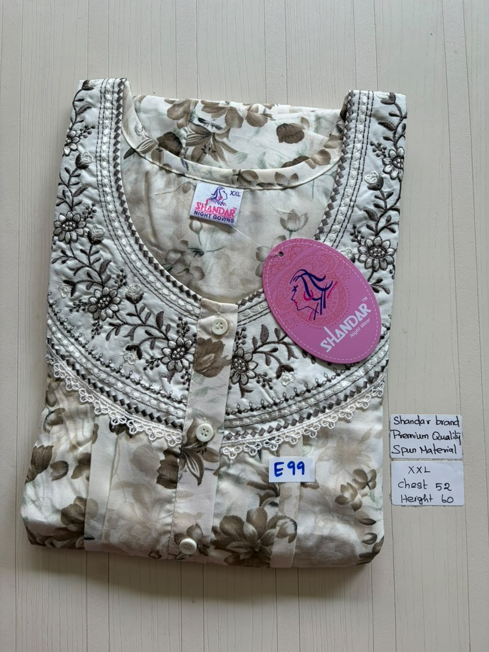 DSS131 Height Shandar Spun Nighty