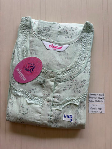DSS162 Height Shandar Spun Nighty