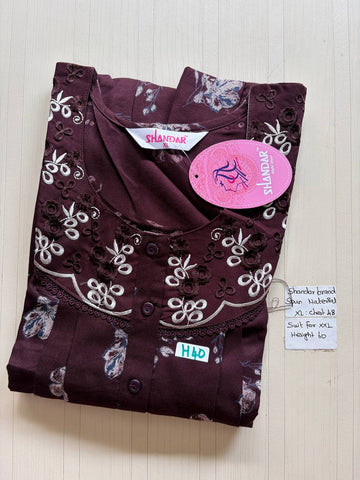 css 606 Shandar Spun nighty