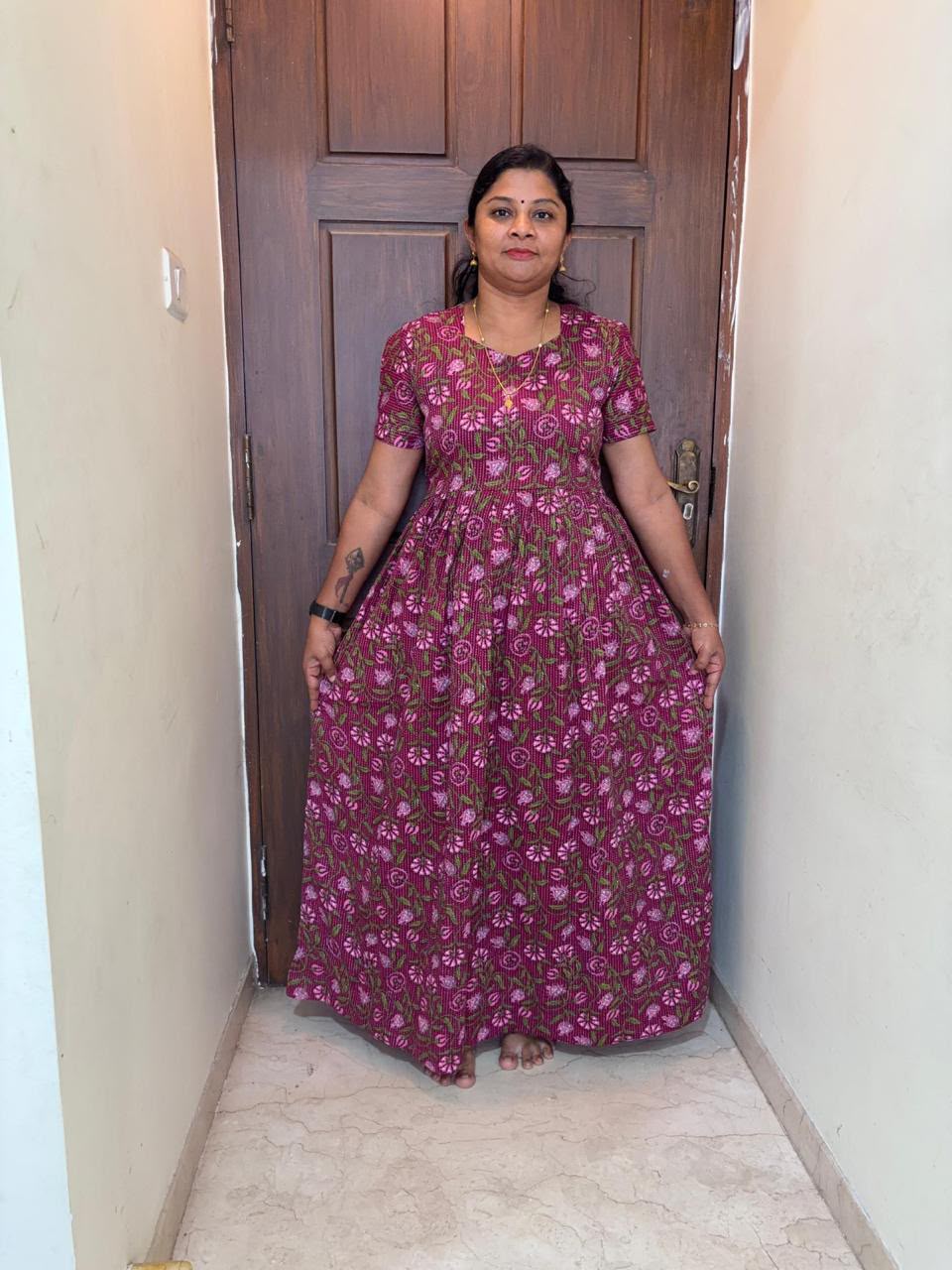 MFS 362 Peacock Height Maxi Frock YY1 YY2