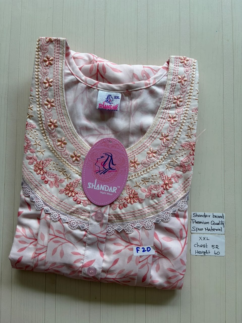 DSS185 Height Shandar Spun Nighty
