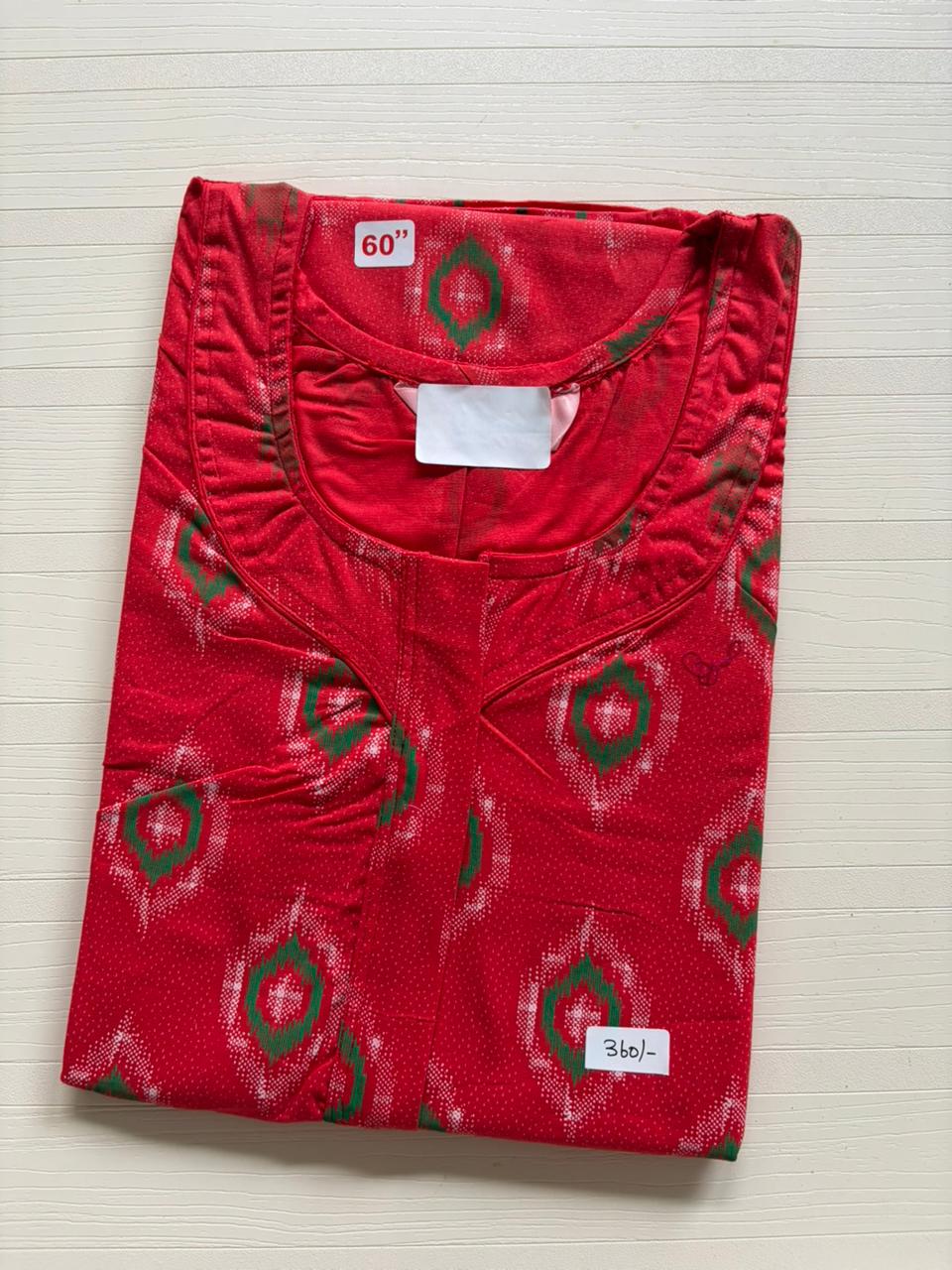 AASZ 162 Height Peacock Zip Nighty BP DPS