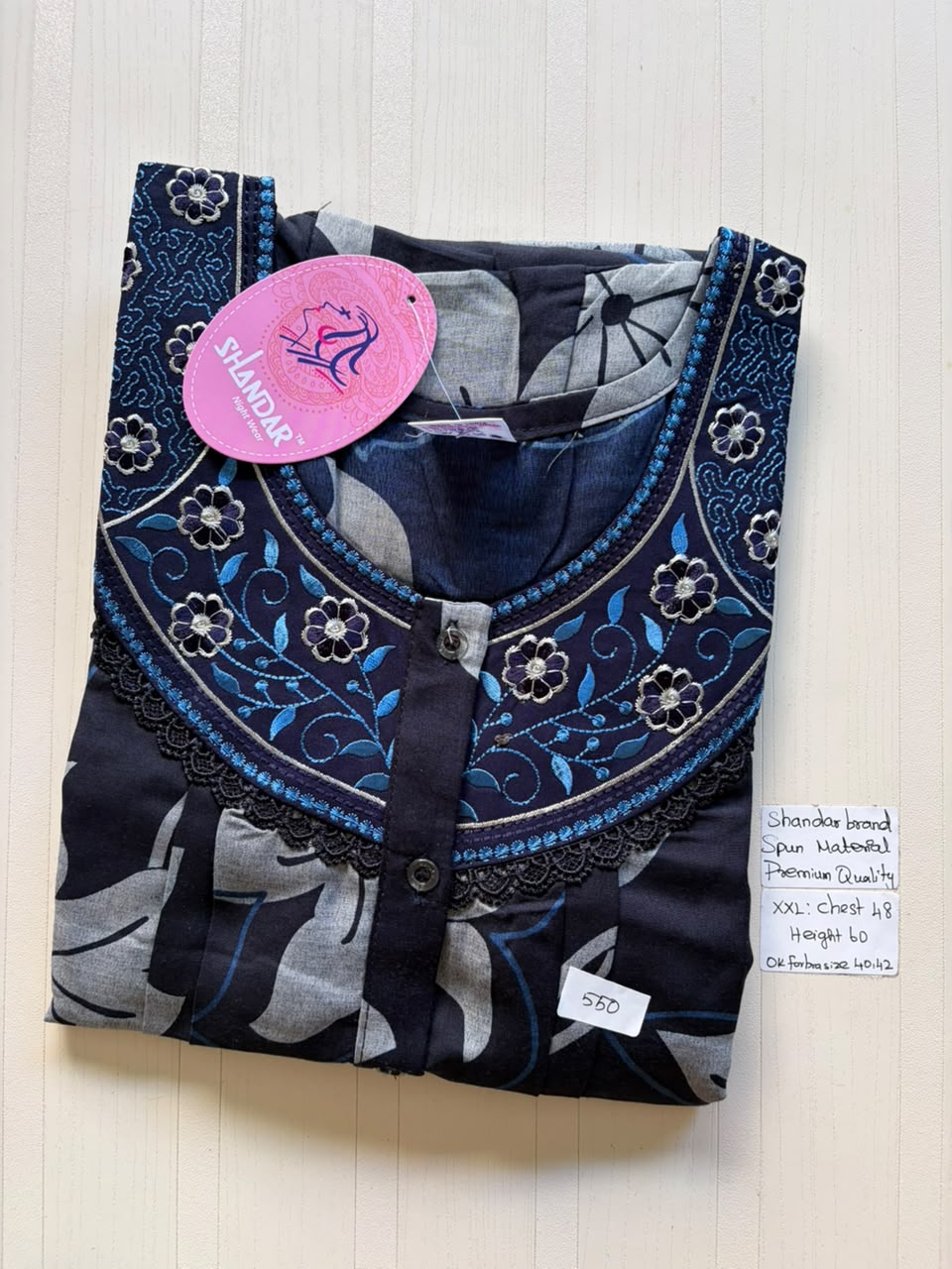 DSS 113 Height Shandar Spun nighty