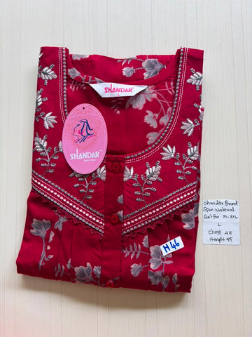 BSS 576 Shandar Spun nighty
