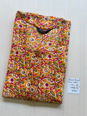 AASZ 131 Peacock Zip Nighty Batik DPS