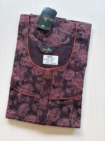 AAS5244 Peacock pleats Zip premium quality BP DD DPS Height 55