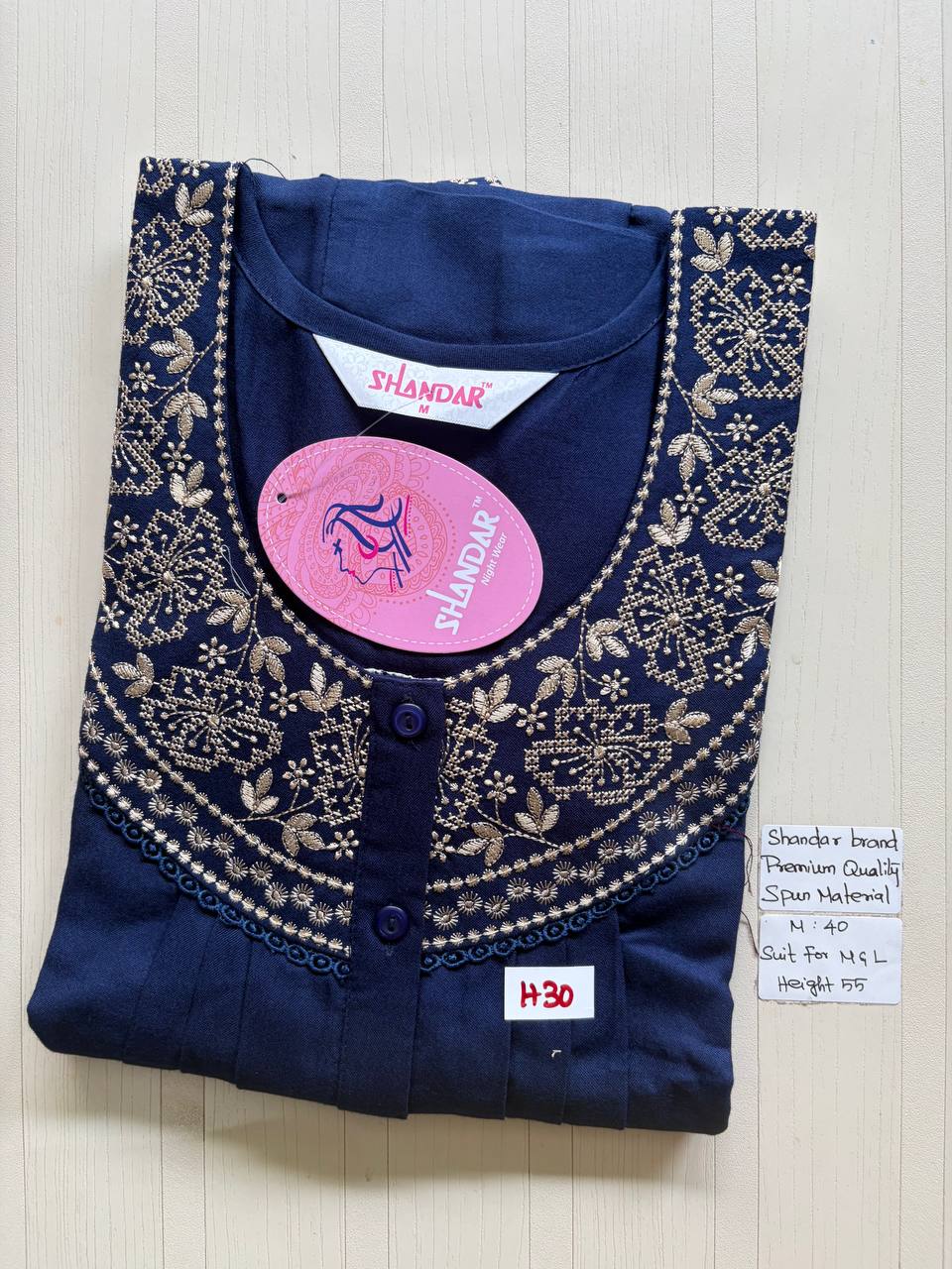 ASS131 Shandar Spun nighty