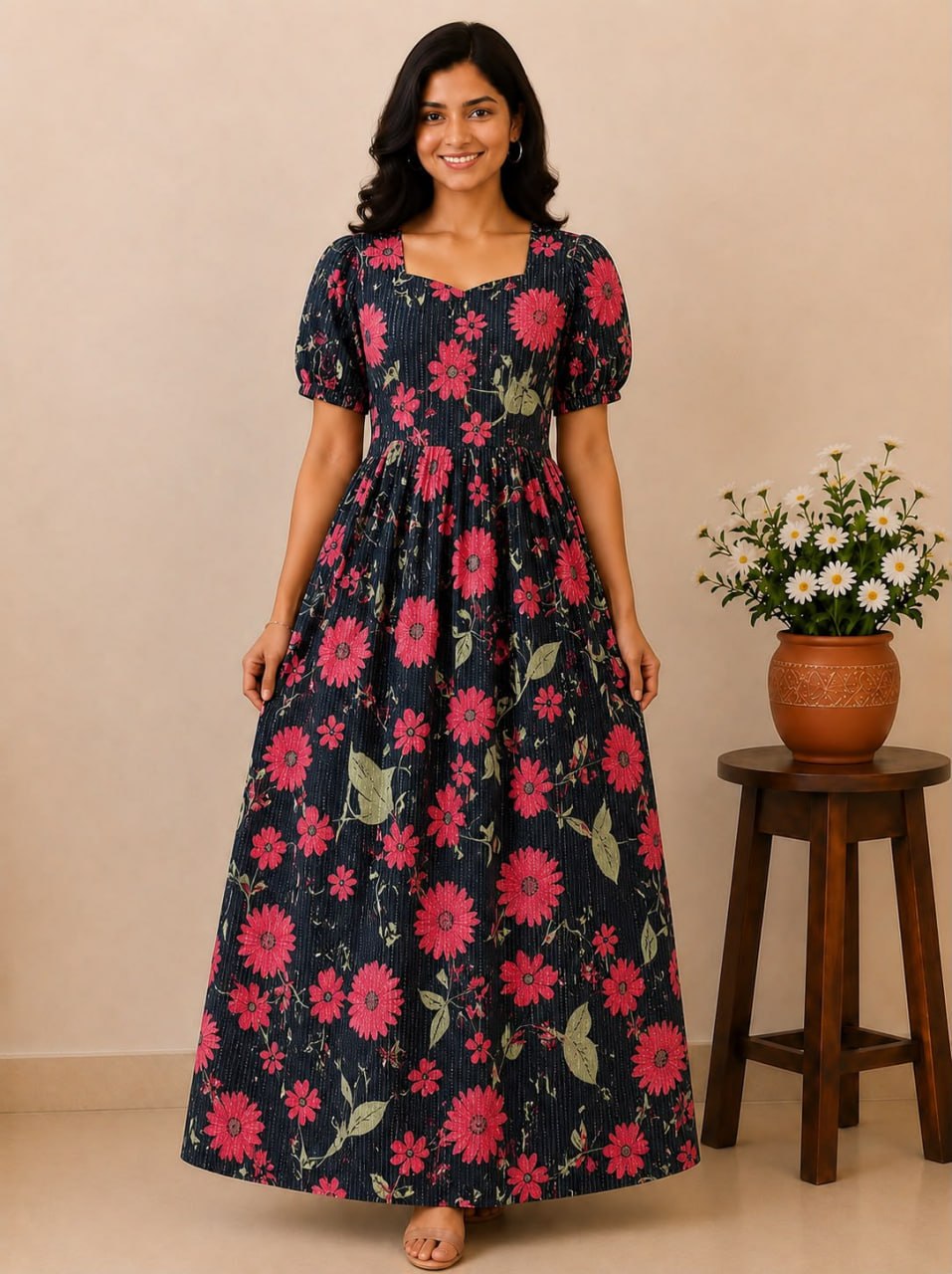 MFS219 Peacock Height maxi frock YY1 YY2