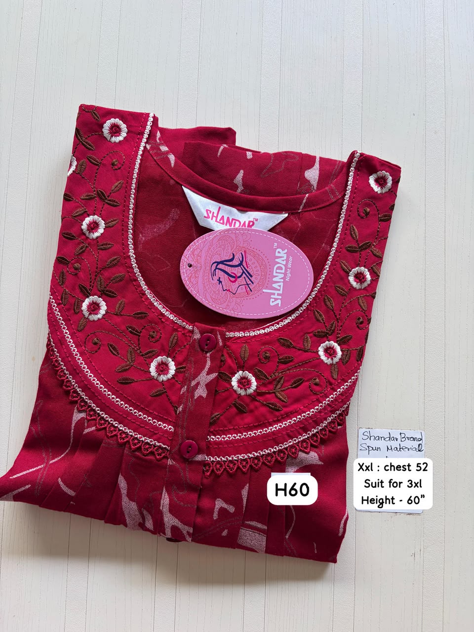 DSS 397 Height Shandar Spun nighty