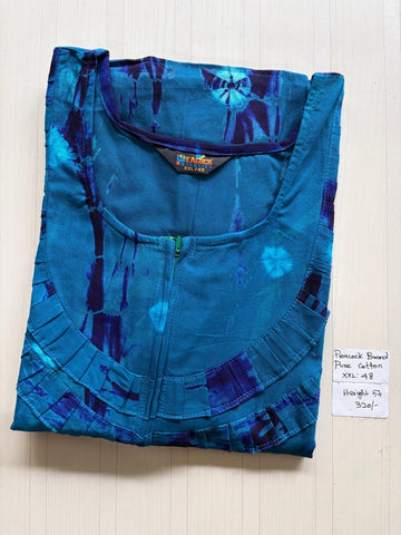 AASZ 355 Peacock Zip Nighty BP DPS