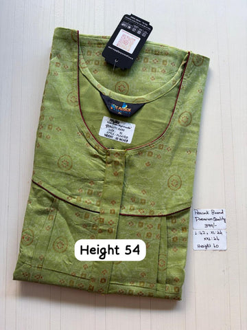 AAS5250 Peacock pleats Zip premium quality BP DD CPS DPS Height 54