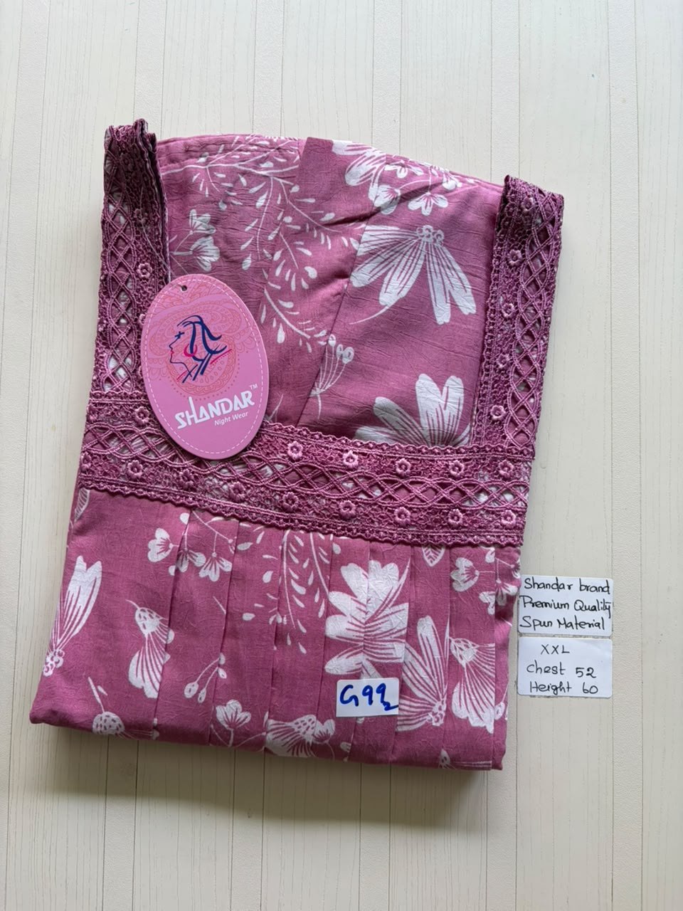 DSS097 Height Shandar Spun Nighty