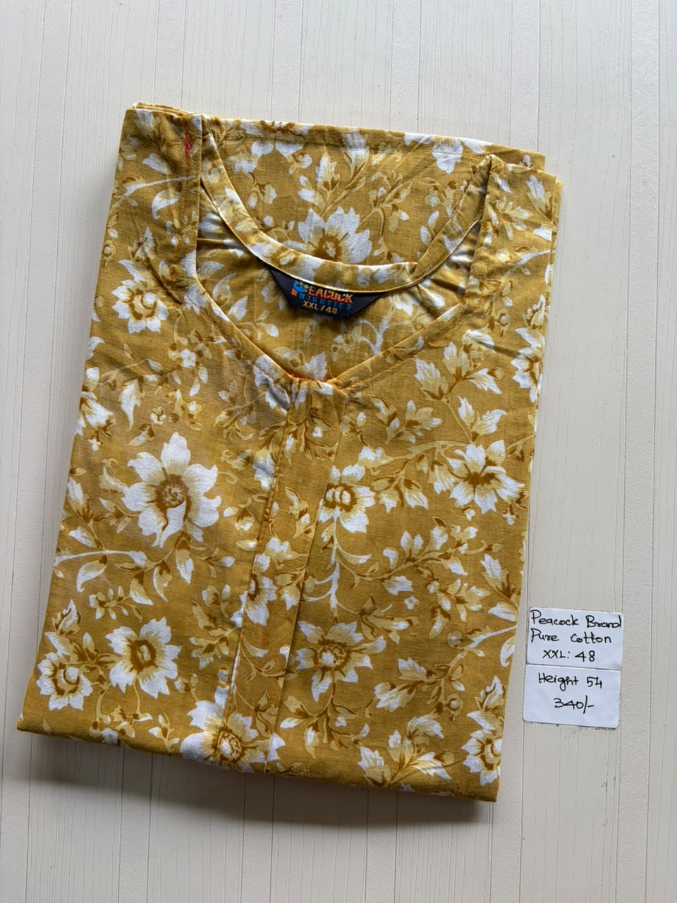AASZ 247 Peacock Zip Nighty BP DPS