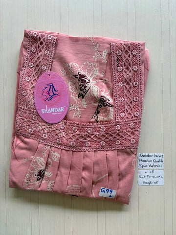 BS322 Shandar Spun nighty