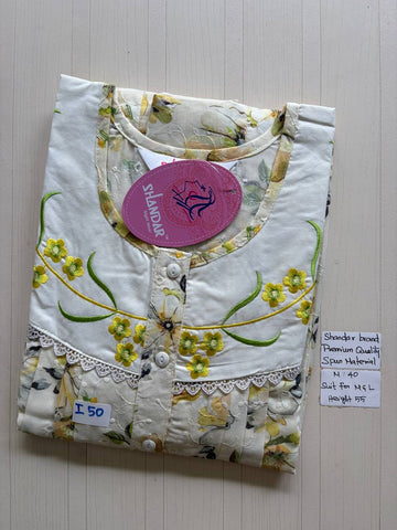 ASS169 Shandar Spun nighty