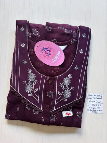 BSS 021 Shandar Spun nighty