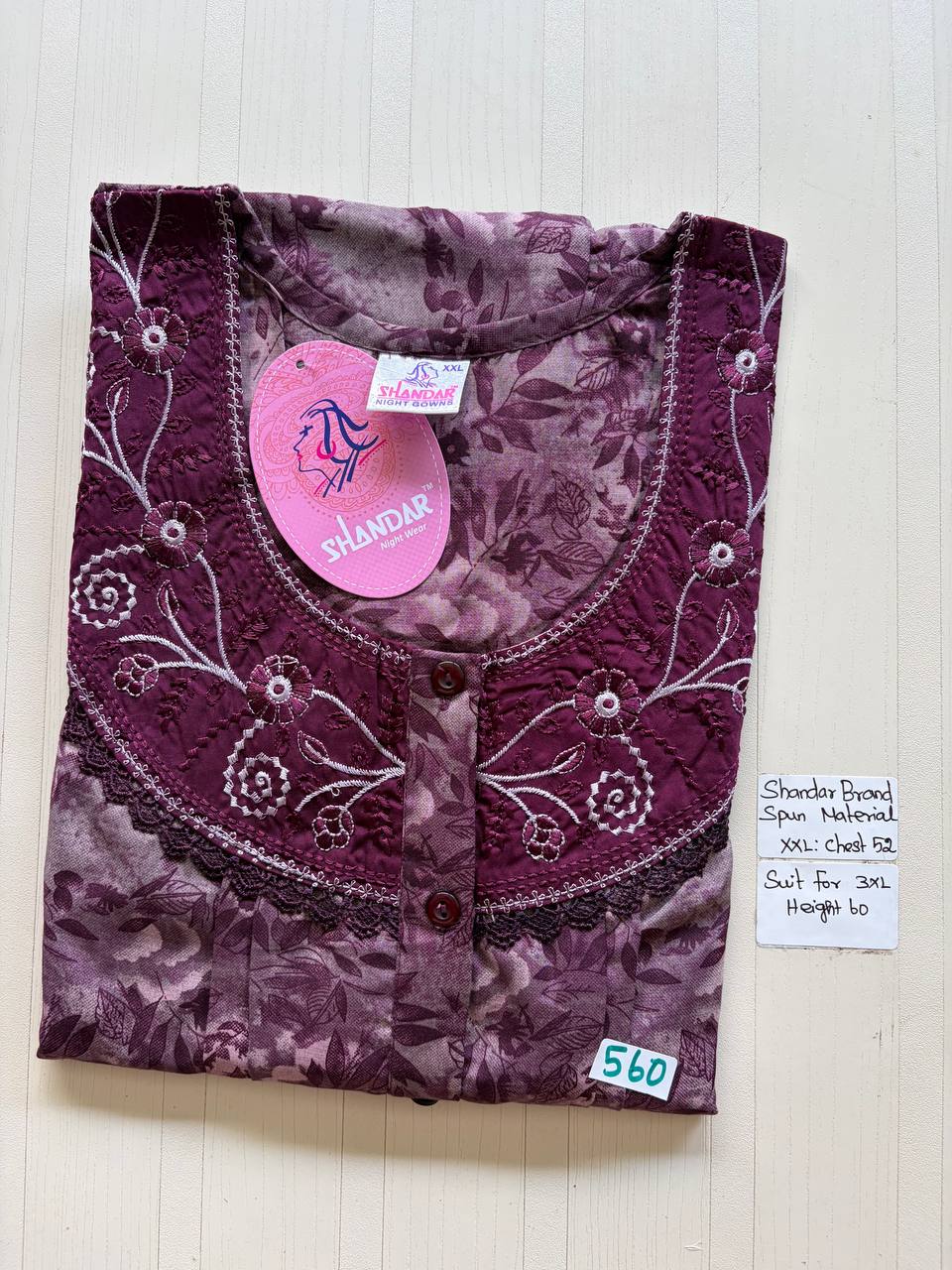 Dss 317 Shandar Spun nighty