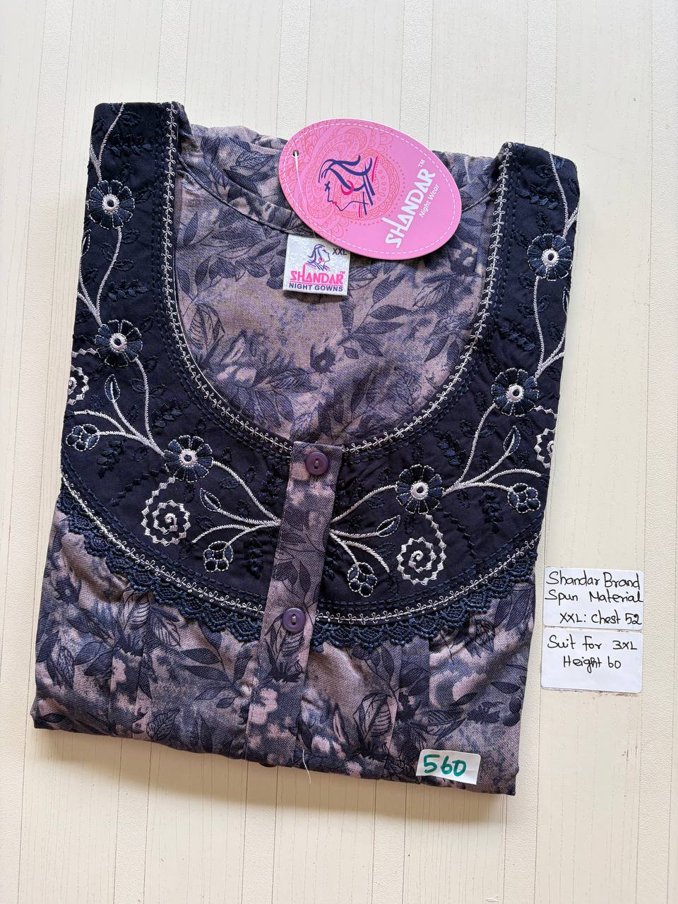 Dss 315 Shandar Spun nighty