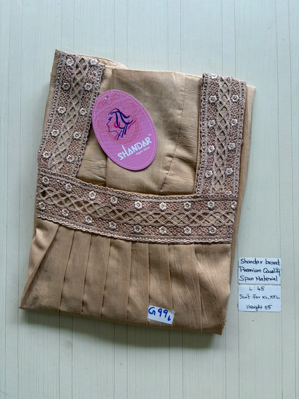 BS266 Shandar Spun nighty