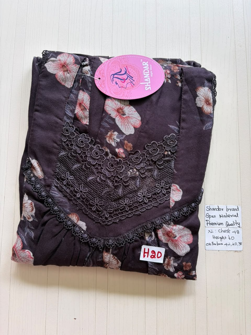 CSS 366 Height Shandar Spun nighty